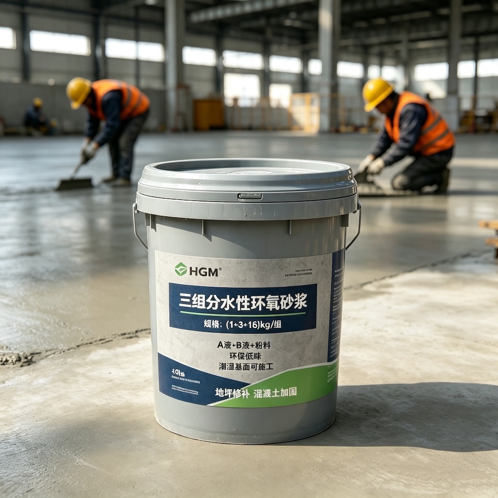 崇礼三组份水性环氧砂浆